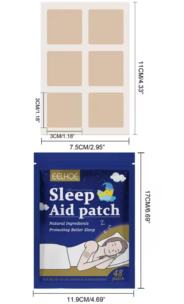 Parches para dormir y combatir el insomnio 144 pzas