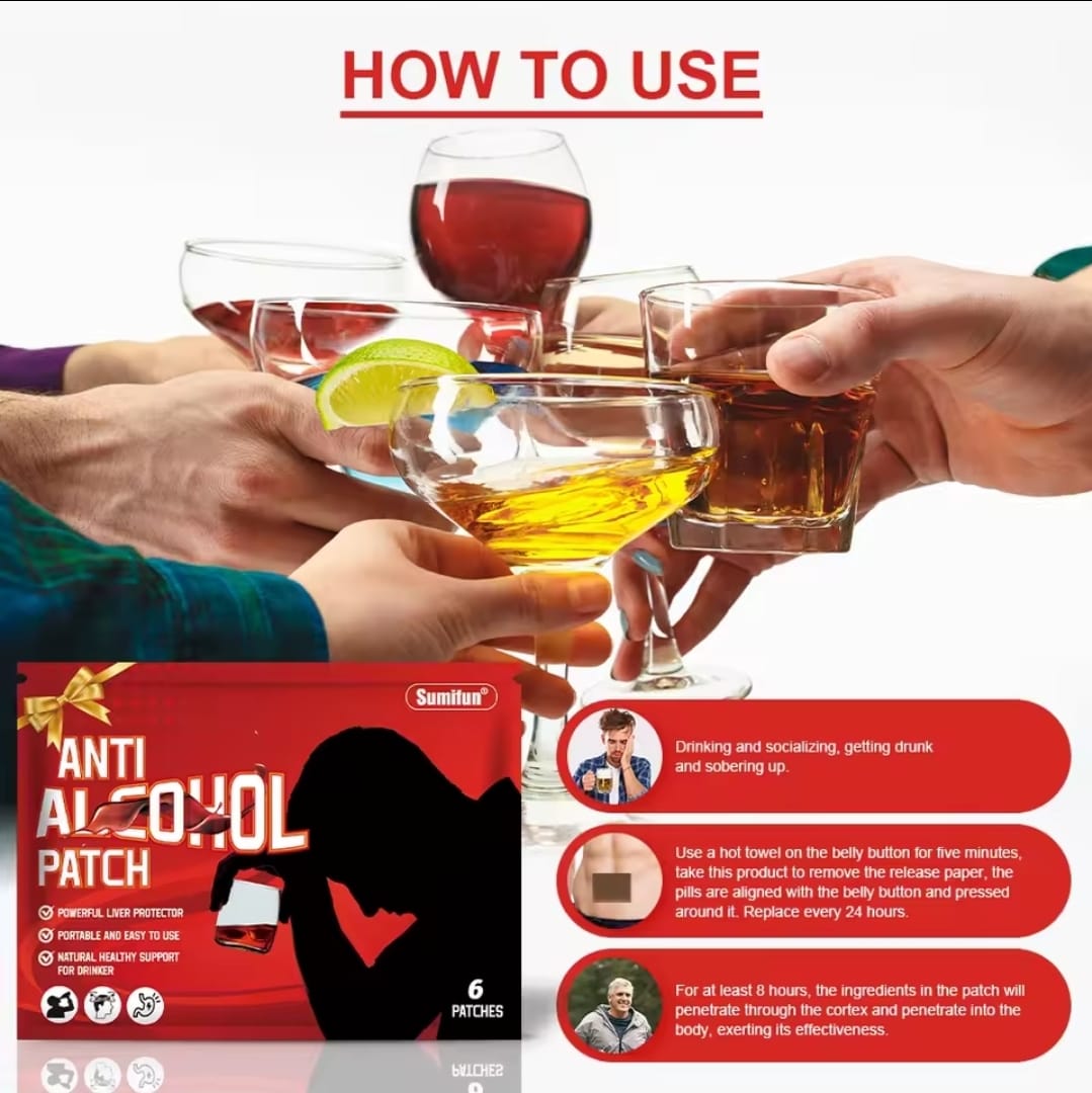 Parches Anti Resaca o Cruda 18 pzas