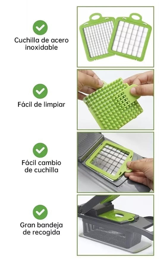 Rallador Cortador Rebanador Picador