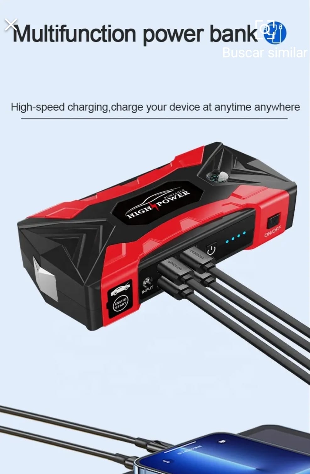 Set  Arrancador E Inflador