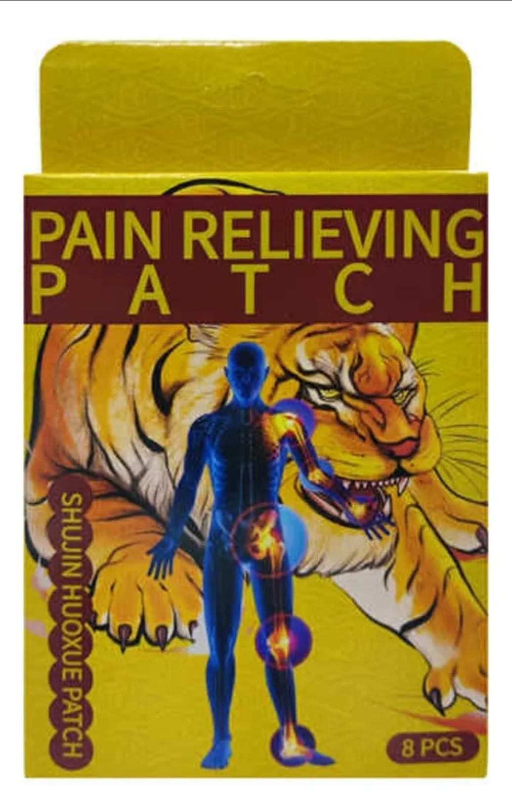 Parche Del Tigre Para Aliviar El Dolor 48 pzas