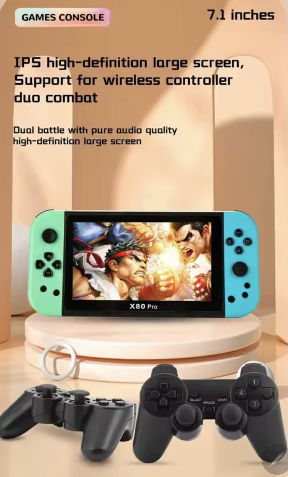 Consola X80 Pro + Dos Controles