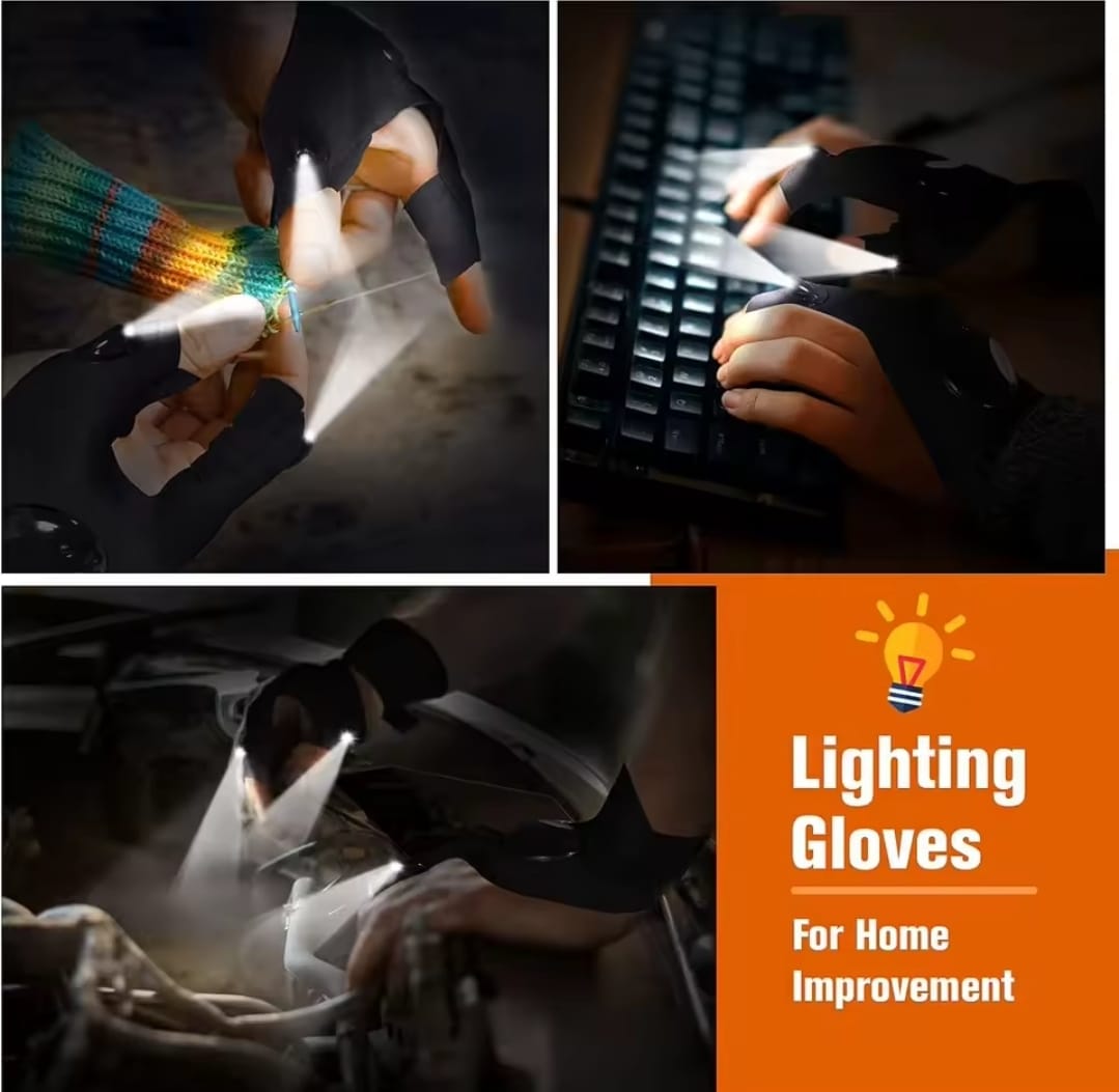 Guantes Led Multiusos