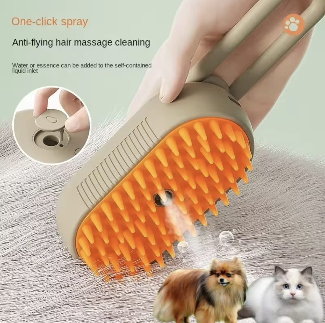 Cepillo para mascotas 3 en 1