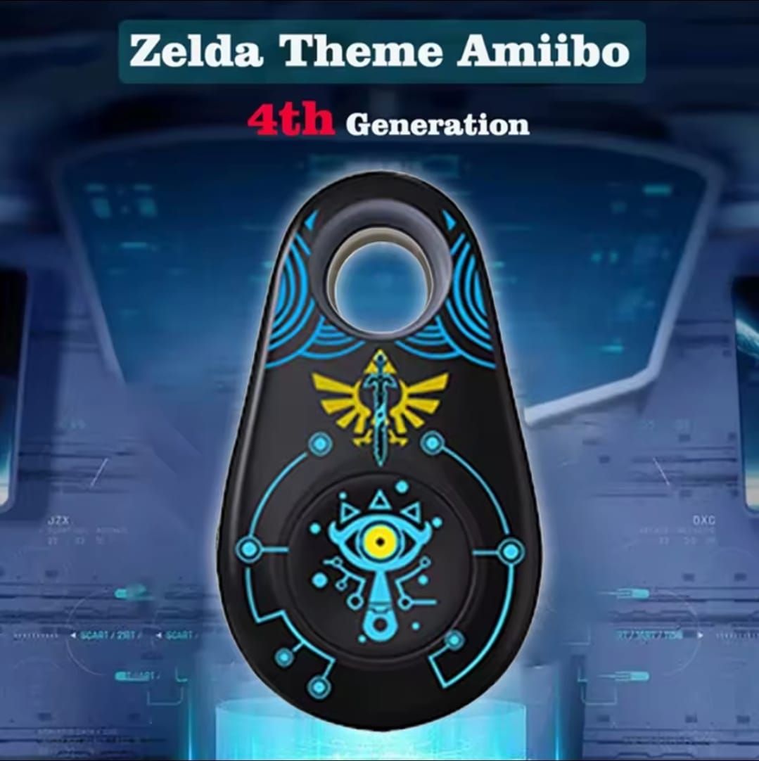 Para Amiibo Universal Amiibolink Bluetooth llavero 52 juegos tarjeta NFC Zelda Jet Bros para Nintendo Switch