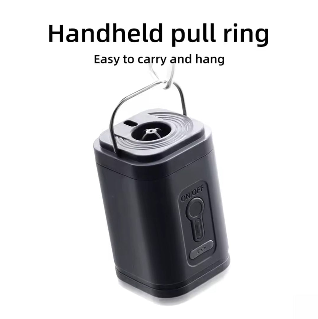 Bomba de aire inalámbrica con 5 boquillas, luz de Camping, 2400mAh, recargable por USB, anillo de natación inflable, flotador, colchón de aire, cama