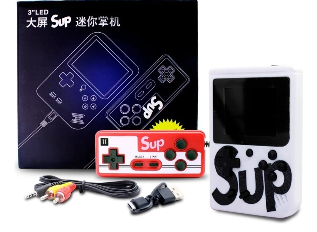 Consola Sup con 400 juegos clásicos retro para niños