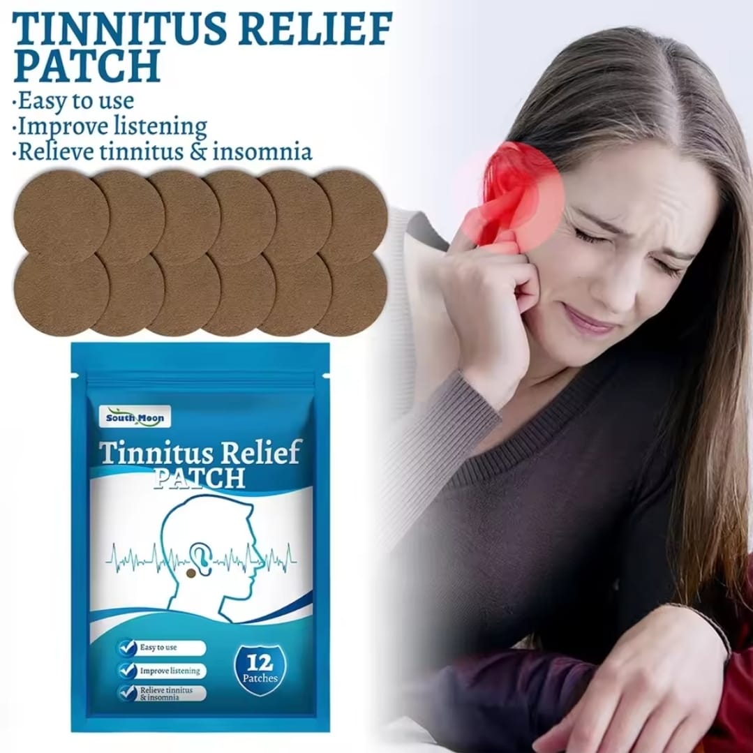 36 Parches para aliviar el zumbido de  oídos