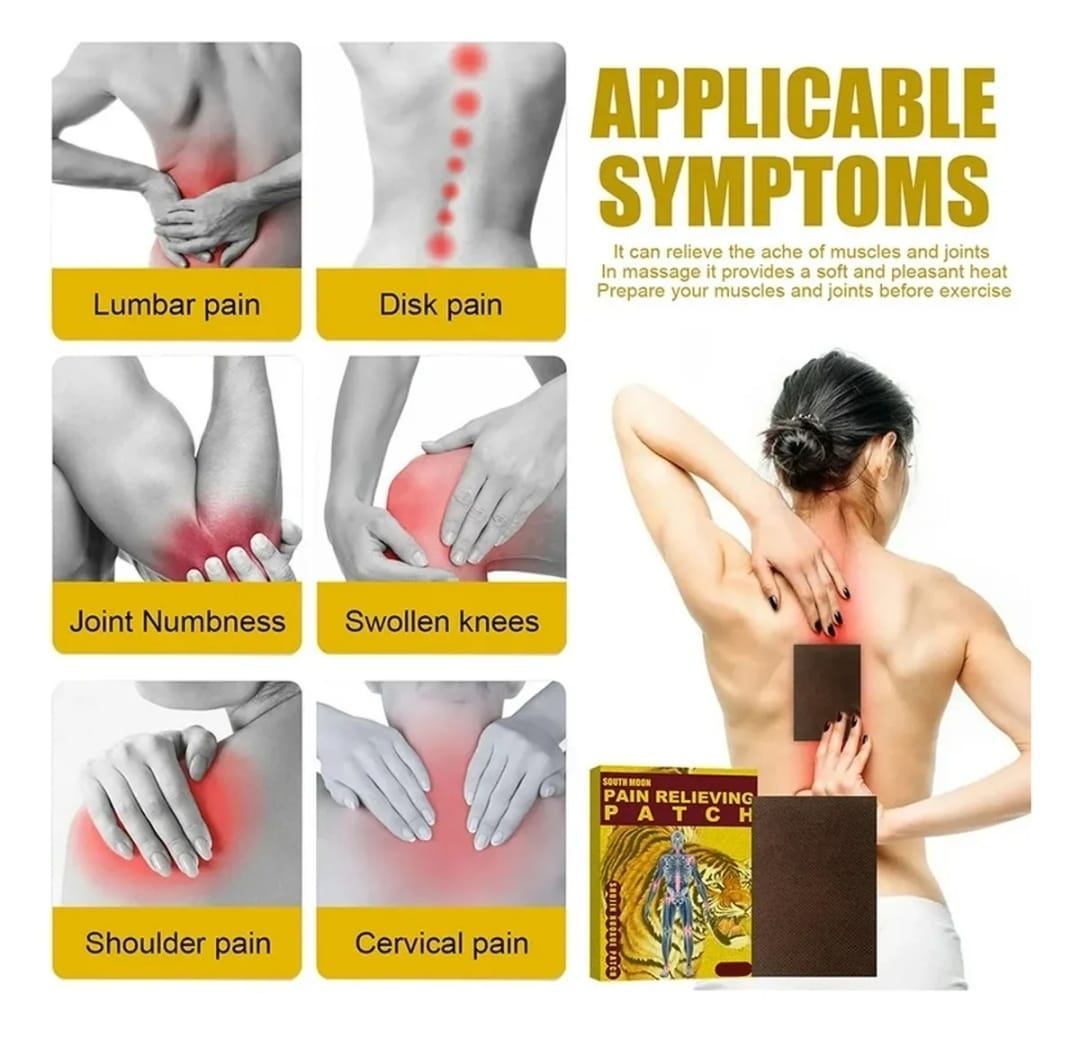 Parche Del Tigre Para Aliviar El Dolor 48 pzas