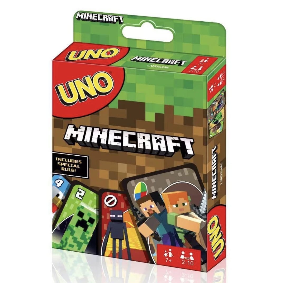 UNO Juego de Cartas de Minecraft