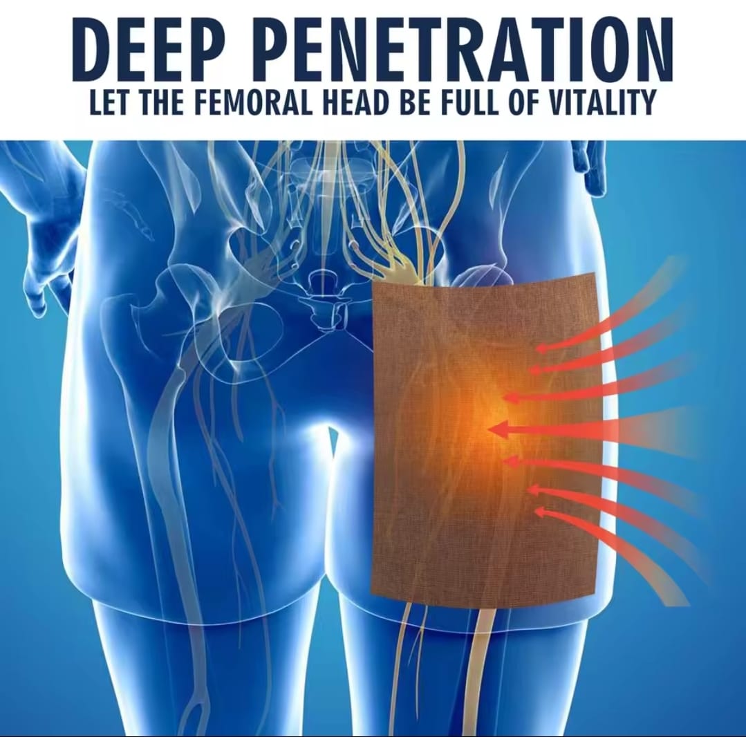 24 Parches para dolor de ciática, hernia lumbar, articulación de cadera