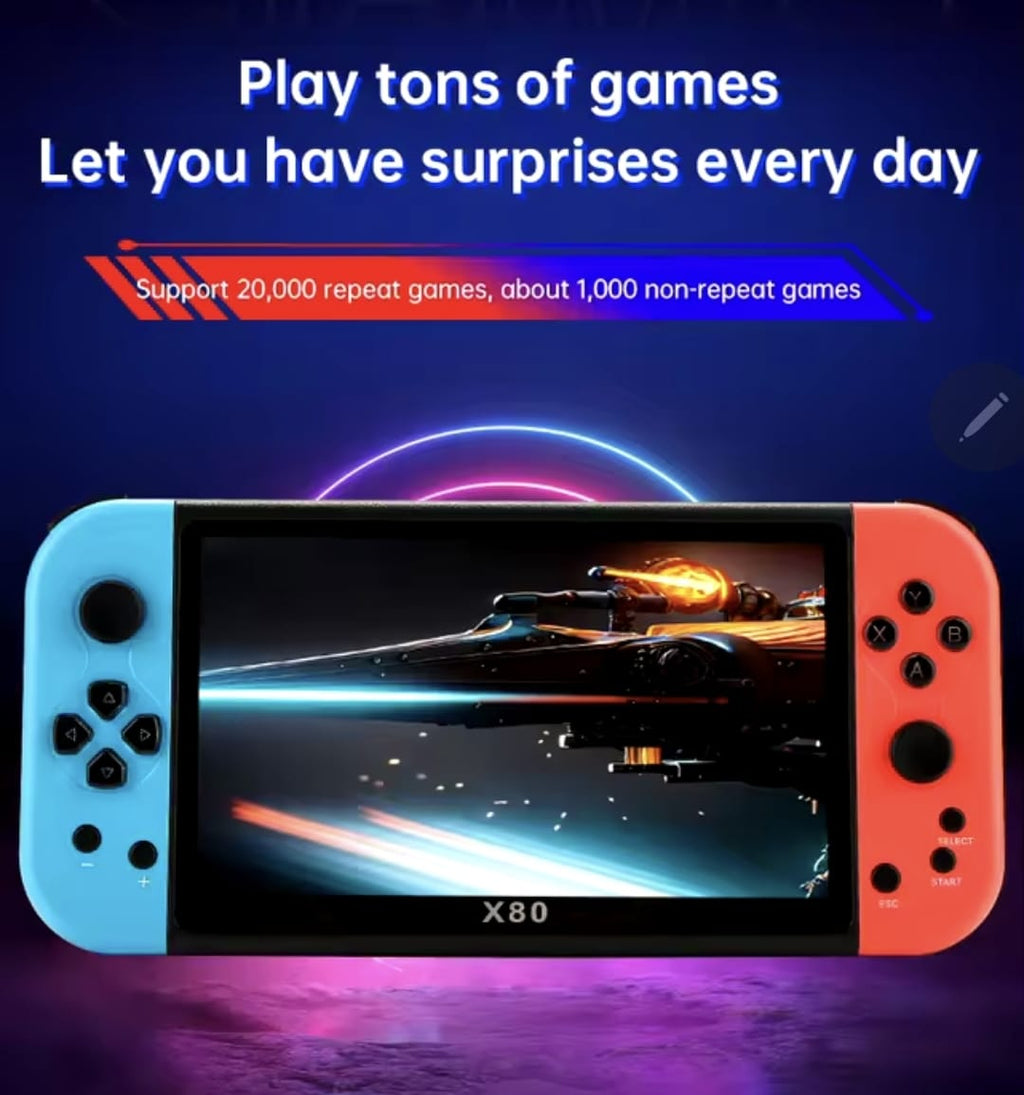 X80 consola de juegos multicolor