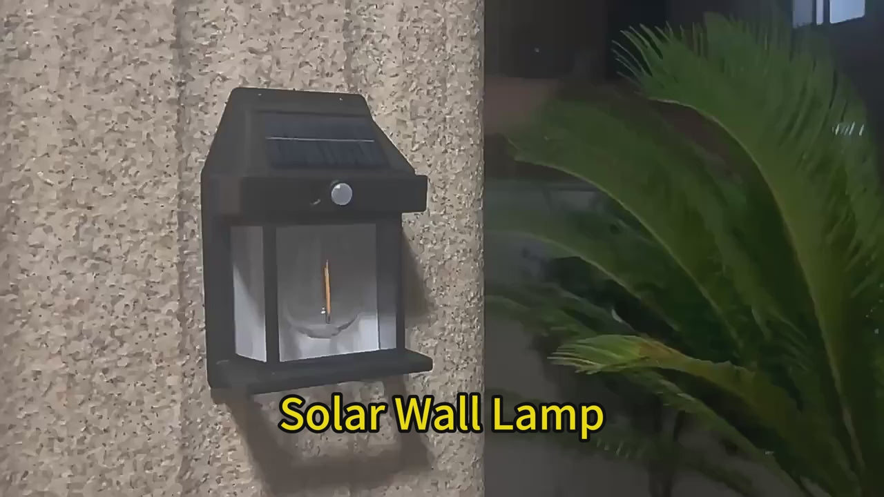 Dos Lámpara Solar De Pared, Candelabros Con Sensor De Movimiento